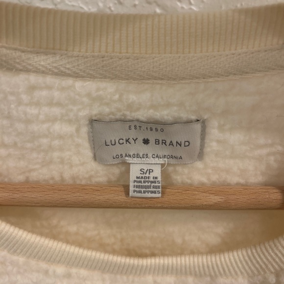 Lucky Brand Fleece Crewneck - Picture 2 of 4